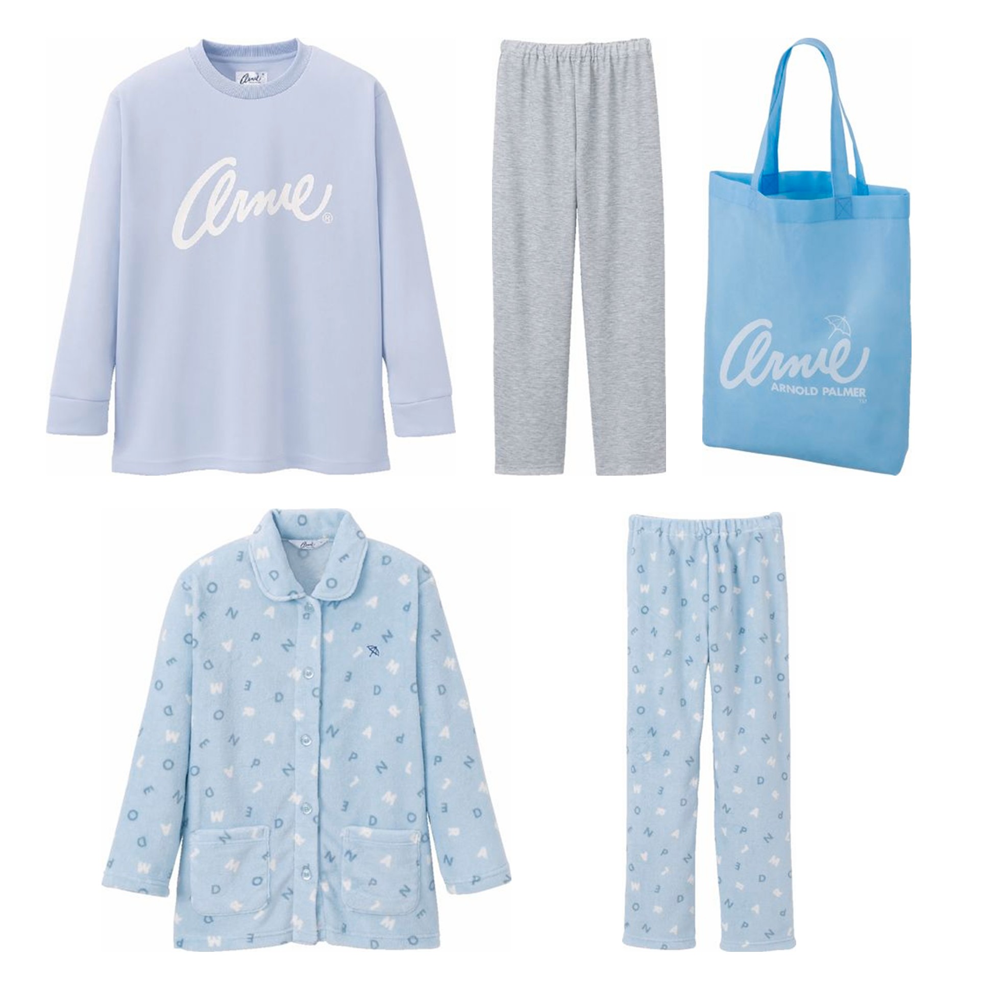 [アーニー]婦人 アーニーパジャマ福袋 サックス L寸[157024] 商品サムネイル